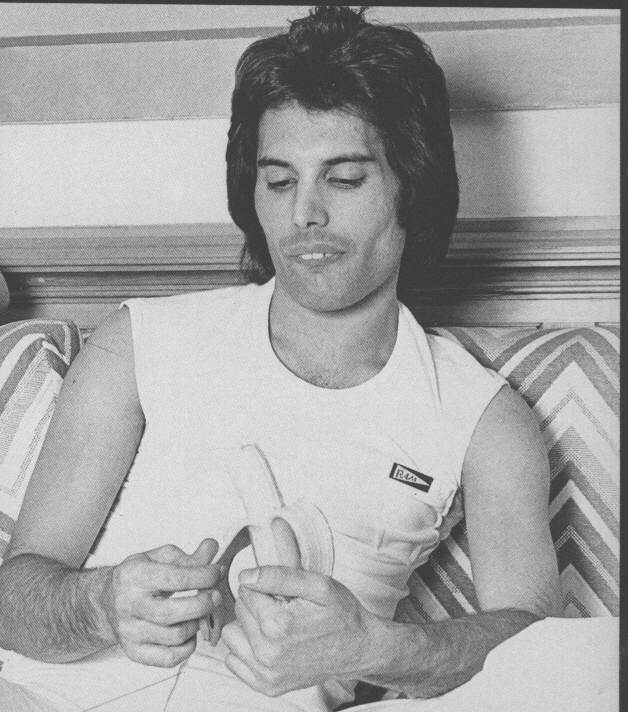 Freddie Eating a Banana in '77