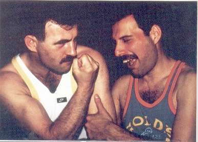 with Jim Hutton 1985