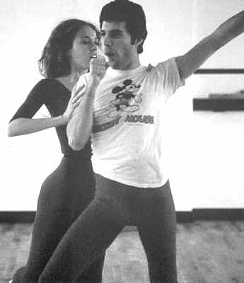 With a dancer of Royal Ballet