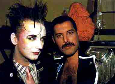 Freddie with Boy George