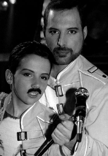Freddie with young Freddie Miracle Video