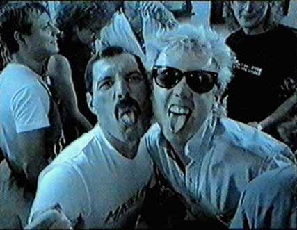 freddie and roger having fun,really ridiculous no?