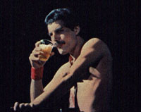 Freddie rocking Zurich in 1980!