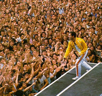 Freddie at Wembley 1986