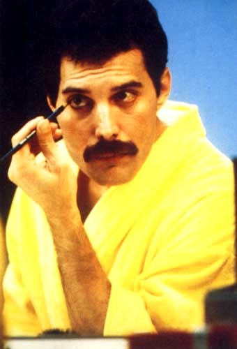 Doing His make-up