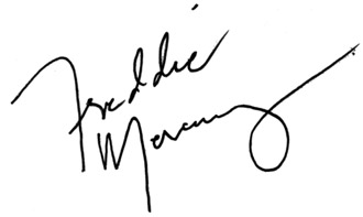Freddie's signature