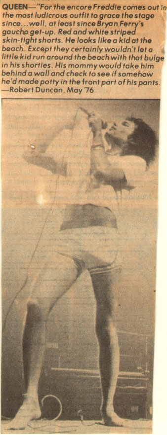 Freddie in a magazine (the text is quite fun....)