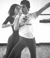 With a dancer of Royal Ballet