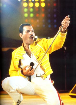 Freddie in his yellow jacket