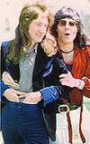 Freddie and John in the early 1970s.