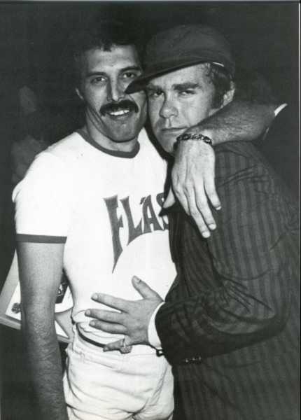 With Elton John