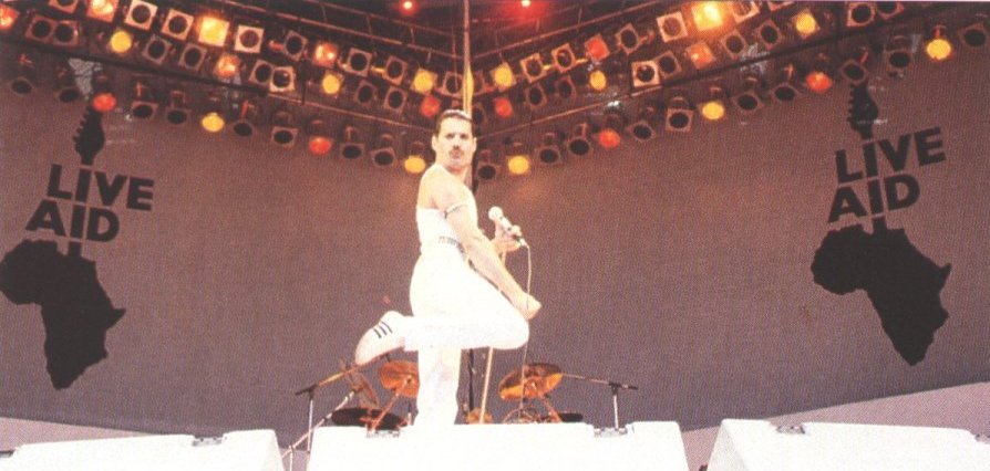 Freddie Mercury at Live Aid