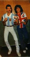 With Maradona