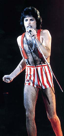 Freddie in his cool shorts