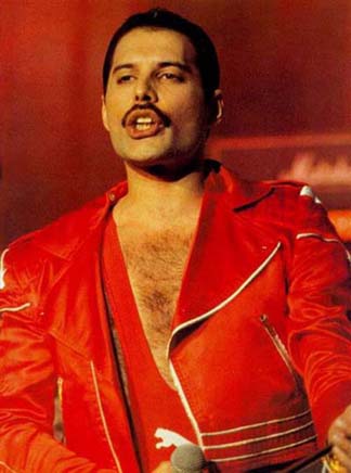 Freddie in red