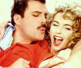 Freddie with a woman I am extremely jealous of...