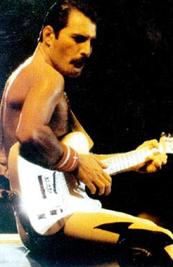Fred Holding Guitar