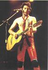 with a guitar