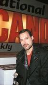 Freddie on set for Scandal