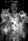 Freddie with cats