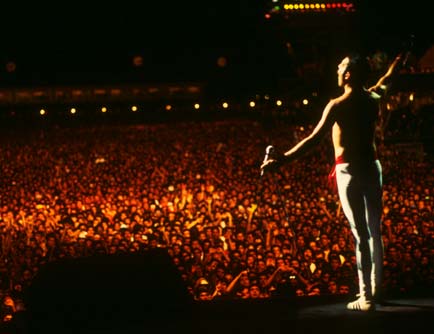 Freddie and his crowd