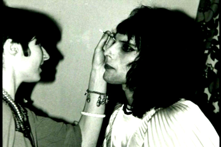 adorable freddie gettin his makeup on 