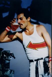 Freddie sipping on a Brew?