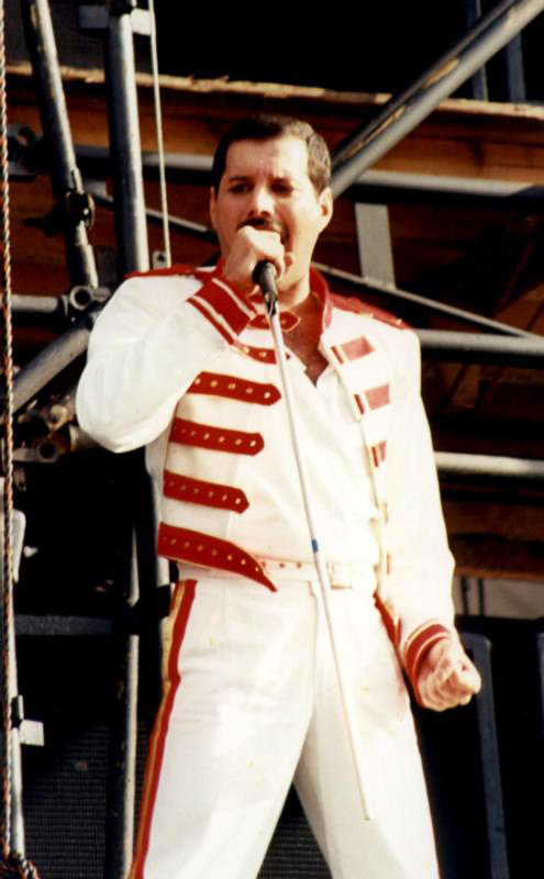 Freddie at Slane Castle, 1986