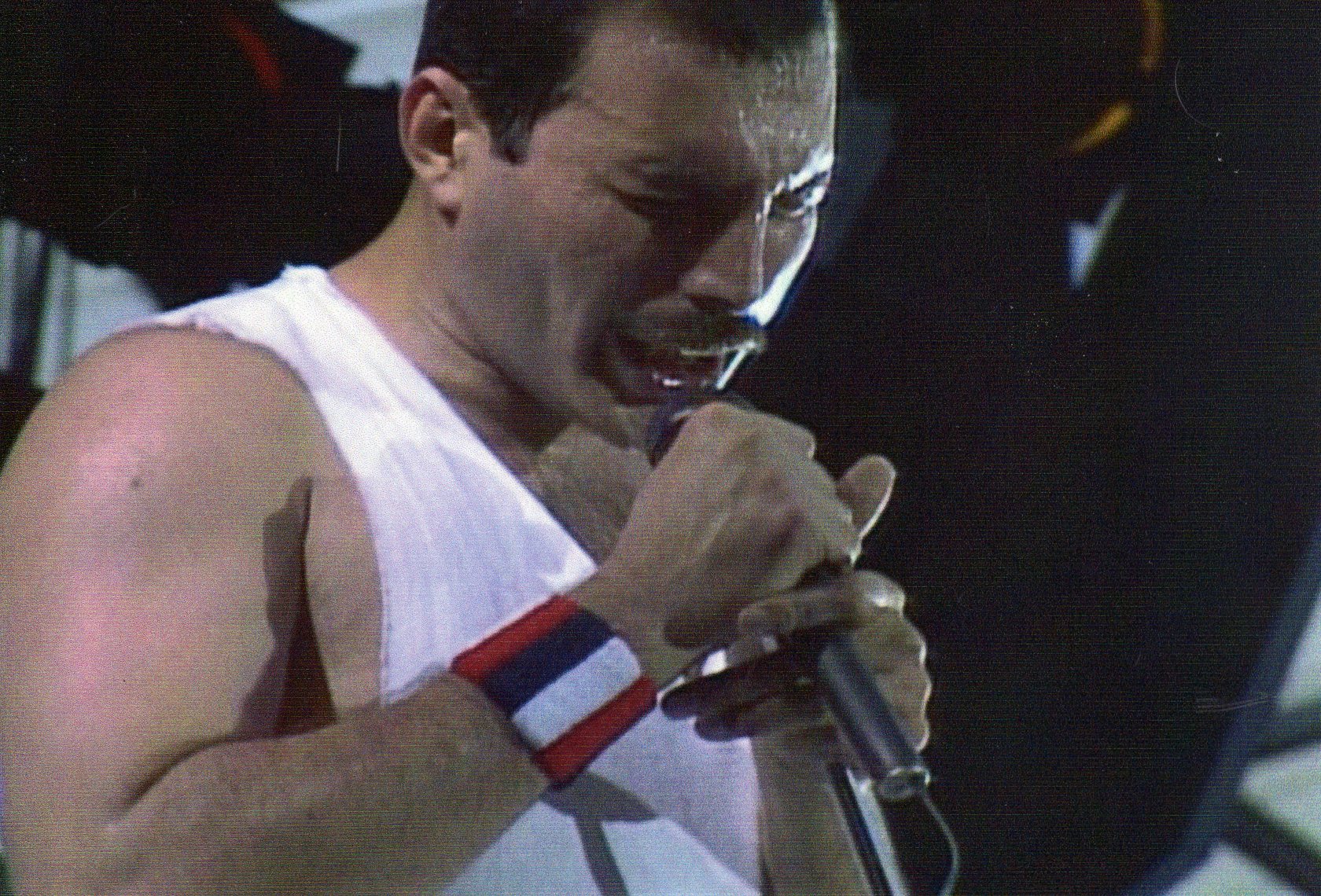 Giving it his all at Wembley Stadium