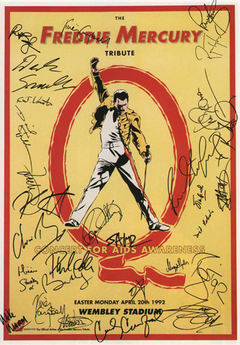 Signed Tribute poster