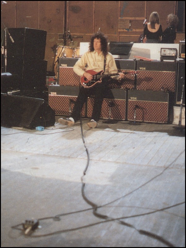 Brian at FM Tribute rehearsals