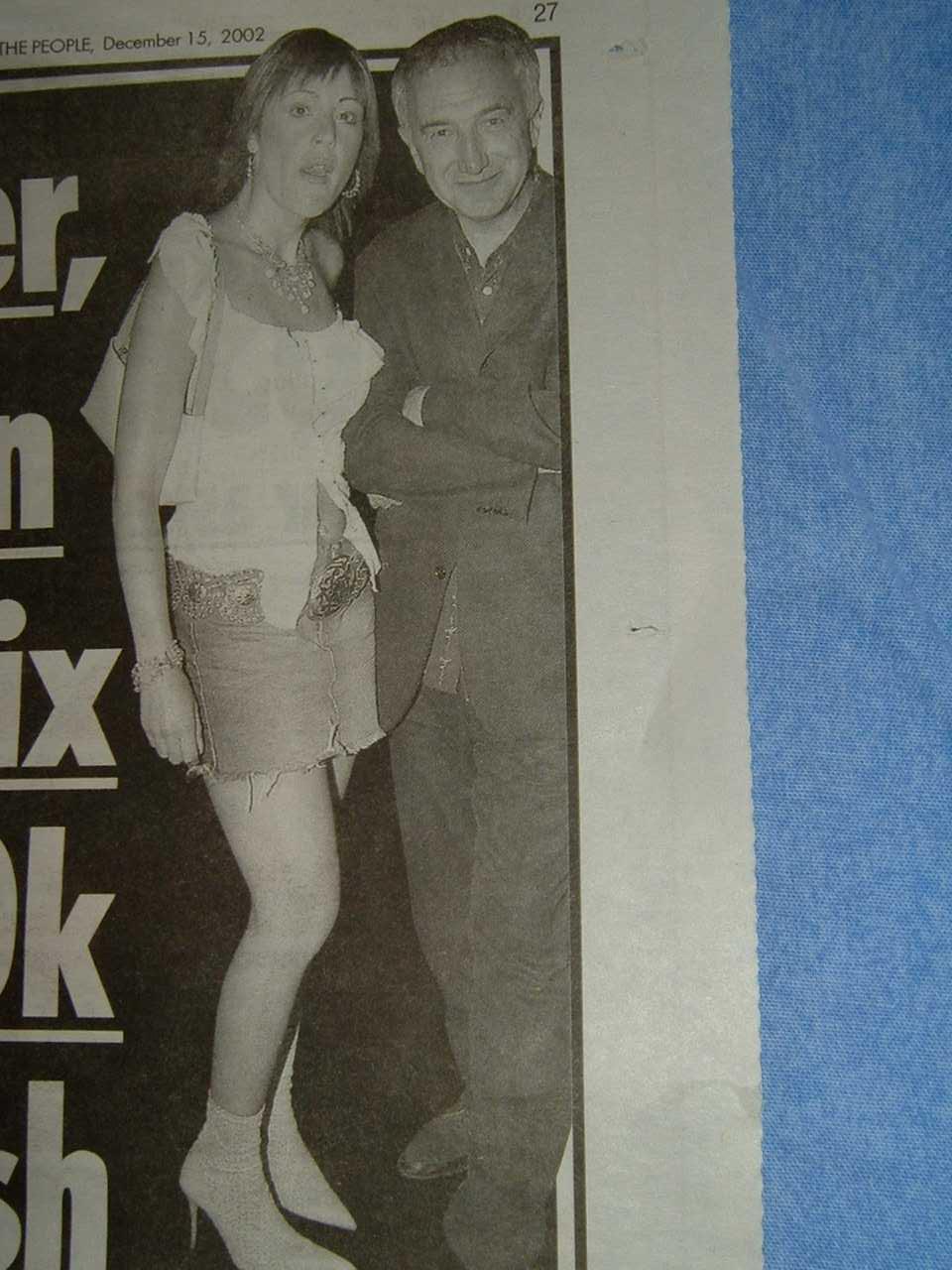 A close up of Mr Deacon and his stripper 'friend'...