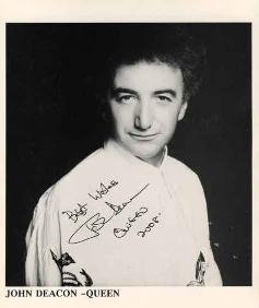 John Deacon Autograph 2008