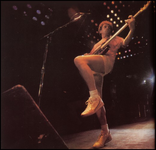 John on stage
