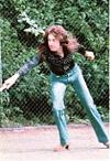 deaky playing tennis