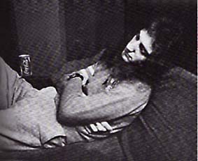 the sleeping Deaky with some Coke... sweet!