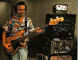 John in the studio, 1985