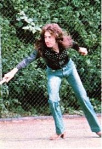 deaky playing tennis
