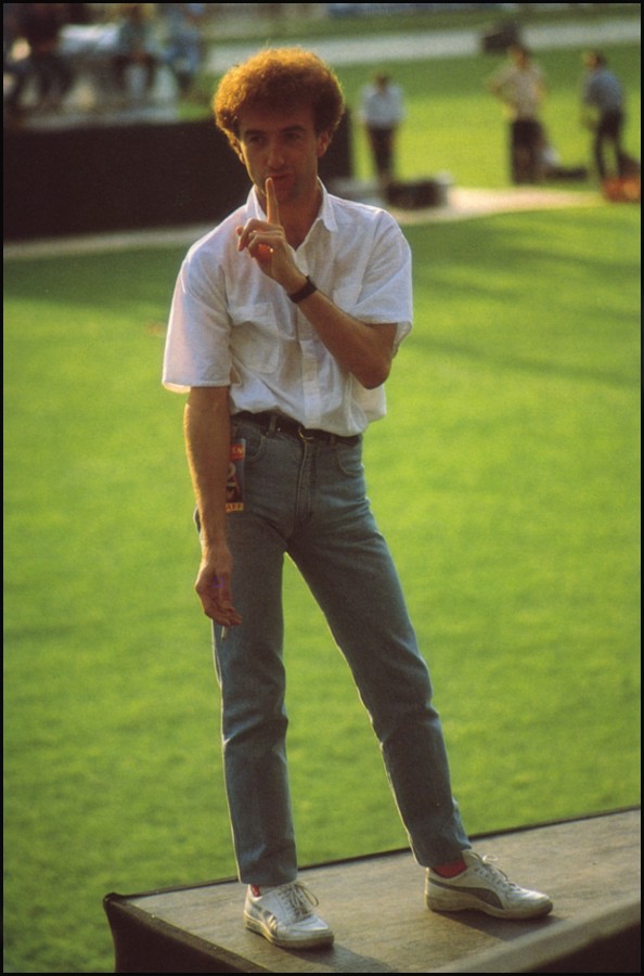 John during the Magic tour