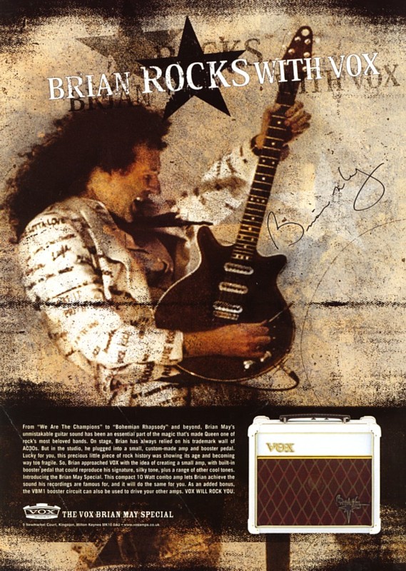 Vox advert on guitarist mag
