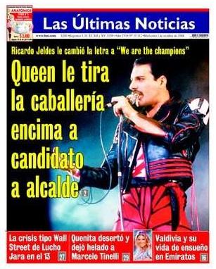 En Chile 01 Octubre 2008 Portada