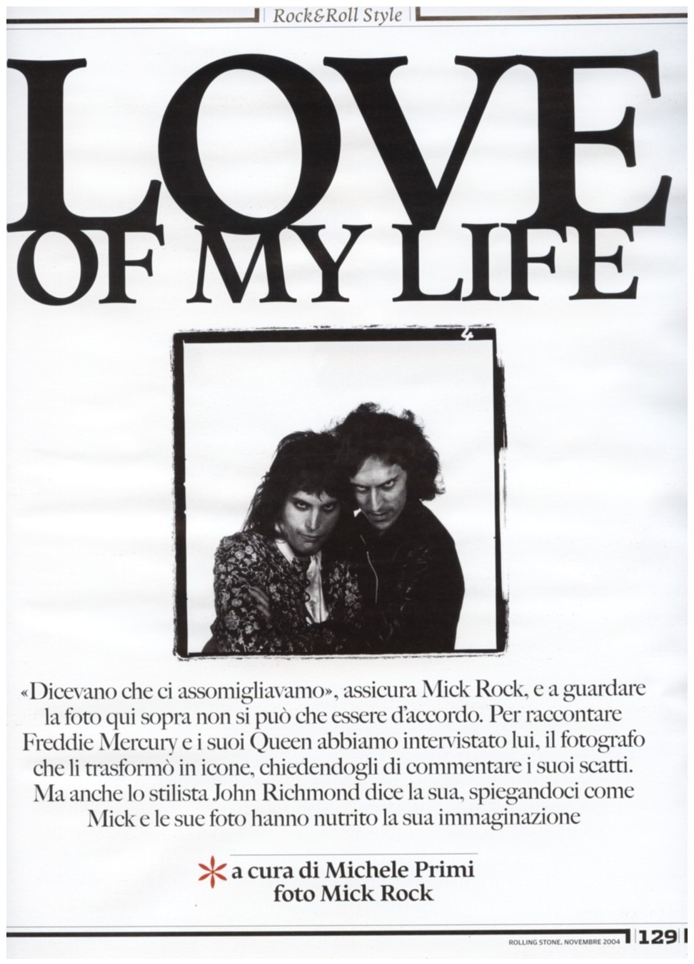Queen on italian Rollingstone (1)