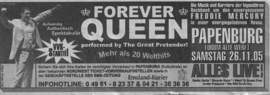 Forever Queen ... by The Great Pretender