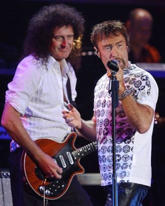 Brian May and Paul Rodgers