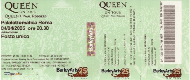 Roma 4-4-05 Ticket
