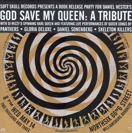 Poster for Launch Party for the Book "God Save My Queen: A Tribute"