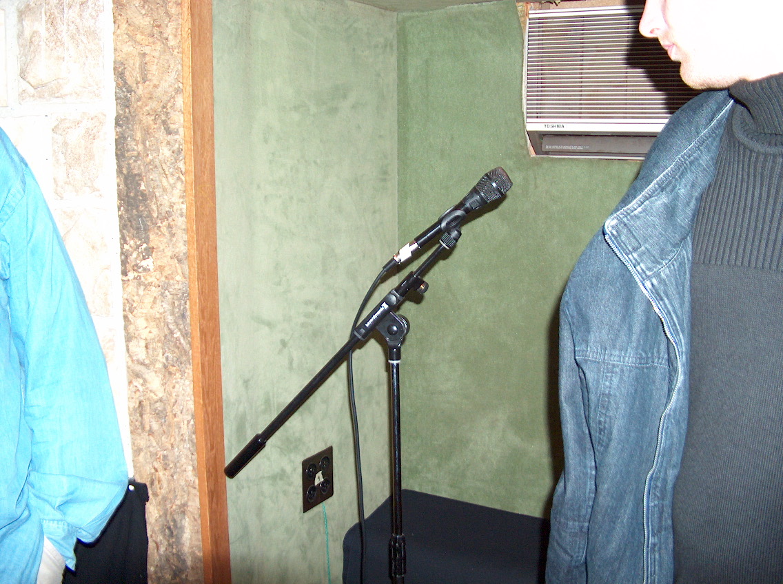 Freddie's microphone in Mountain Studio