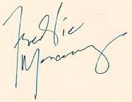 Freddie Mercury's autograph