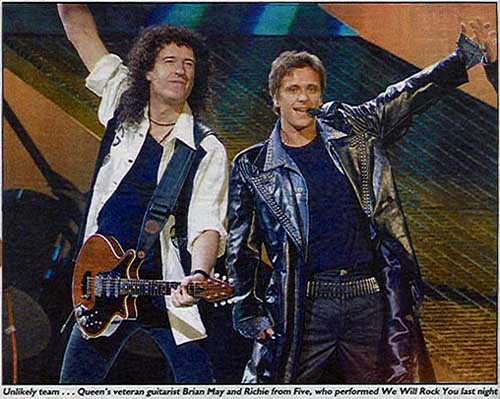 we will rock you(Richie from 5ive & Brian)