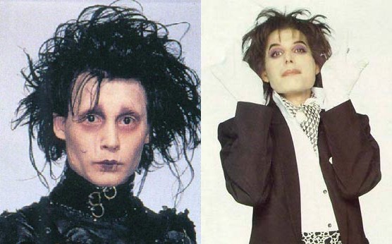 Edward Scissorhands looks very similar to Freddie's Slightly Mad